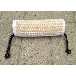 BIDEPUDE "SPECIEL RUND BEL�NNINGSMODEL" AF JUTE MED 2 H�NDTAG - L�NGDE 30-32 CM. "IDEEL TIL INDL�RING SAMMEN MED EN FLEXPOLE" (V�LG IMELLEM 2 TYPER)
