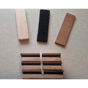 IGP OG IFH/SPH SPORGENSTAND - 3 PAK AF TR, GUMMI OG FLAD-LDER. 