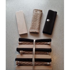 IGP OG IFH/SPH SPORGENSTAND - 3 PAK AF TR, JUTE OG RULLET LDER. 