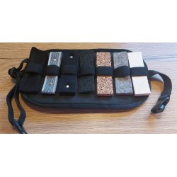 SPOR BEN-TASKE KOMPLET MED 7 GENSTANDE. ""TILBUD SPAR 39,00 KR = 15%""