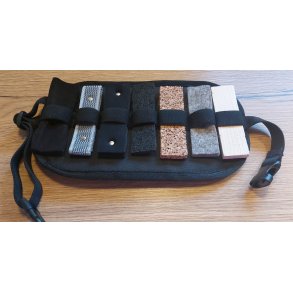 SPOR BEN-TASKE KOMPLET MED 7 GENSTANDE. 