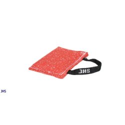 BIDEPUDE "HVALPEMODEL" AF NYLCOT MED 1 HNDTAG - EKSTRA BLD MODEL. "STR. L. 15 x B. 10 x T. 2 CM"