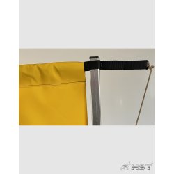 FLUGTSPRING "NY SAFE-MODEL" HJDEJUSTERBART (CA. 50, 75 OG 100 CM) MED EN KRAFTIG GUL PRESSENNING.