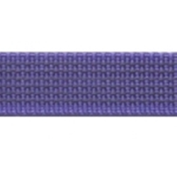 ANTI-SLIPLINE "DOGSPORT" UDEN H&Aring;NDTAG AF 15MM GUMMIBELAGT WEBBINGB&Aring;ND MED MESSING KARABIN - LILLA.