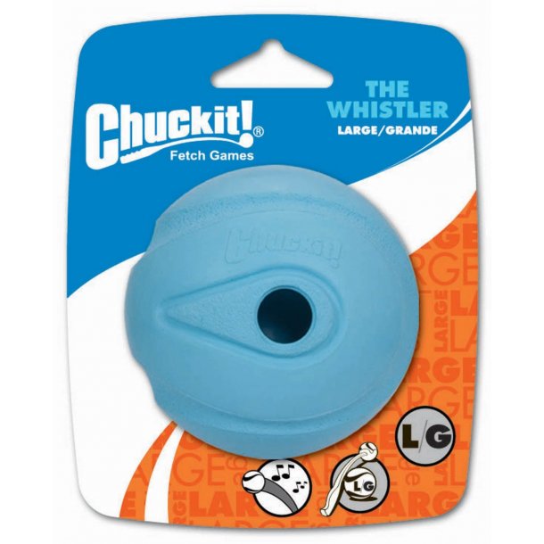 CHUCKIT WHISTLER BALL (FLJTEBOLD) - "VLG IMELLEM 3 STRRELSER"