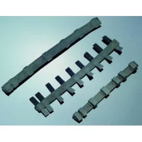 WEBBINGSKJULER MED VELCROLUKNING TIL HALSBND - SORT STR. B. 2,5 x L. 30 CM.