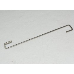 BAGKLAPHOLDER AF RUSTFRIT STL - LNGDE 25 CM. "" MONTERET I BAGKLAPPEN CA. 20 CM AFSTAND ""