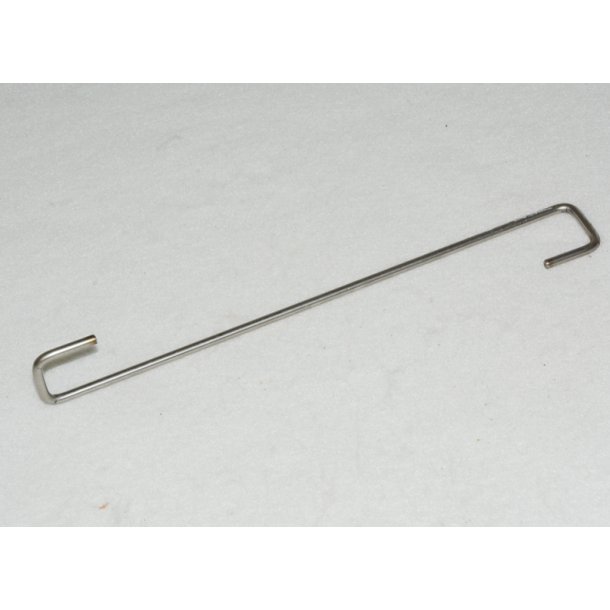 BAGKLAPHOLDER AF RUSTFRIT STL - LNGDE 25 CM. "" MONTERET I BAGKLAPPEN CA. 20 CM AFSTAND ""