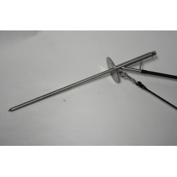 FLEX POLE "DREJELIG" AF RUSTFRIT STL OG FIBER STNGER. (TILBUD SPAR 145,00 KR.)