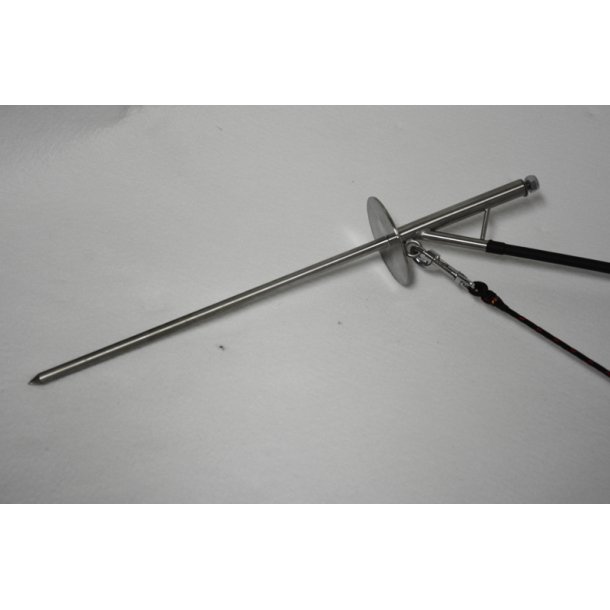 FLEX POLE "DREJELIG" AF RUSTFRIT STL OG FIBER STNGER. (TILBUD SPAR 145,00 KR.)