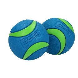 CHUCKIT ULTRA BALL MED MEGET KRAFTIG . 20x7 MM NEODYM POWERMAGNET - UDEN SNOR. "VLG IMELLEM 4 STRRELSER OG 2 FARVER P  64MM BOLDEN"