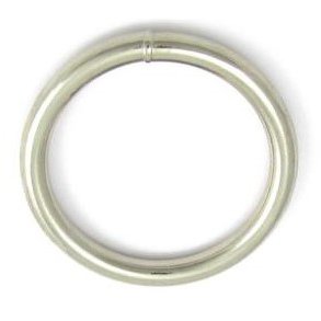 CHROMRING - TYGGELSE 2MM x Ø. 22MM INDVENDIG MÅL. 