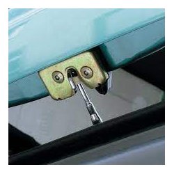 BAGKLAPHOLDER "JUSTERBAR" - LNGDE 12-16 CM. "" MONTERET I BAGKLAPPEN CA. 8 TIL 12 CM AFSTAND ""