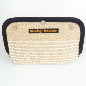 STYR MED 3 H�NDTAG AF JUTE - STR. L.37xB.23xH.15 CM. 