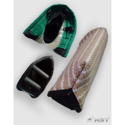 HST - GAP "OPEN" KOMBIRME AF JUTE MED 2 HNDTAG OG LUKKET BUND. ""BLD"" BIDEVULST. "SPAR 150,-"