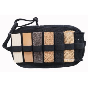 SPOR BEN-TASKE KOMPLET MED 7 GENSTANDE. 