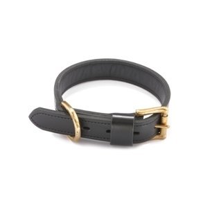 HALSBÅND AF LÆDER OG WEBBING - ALMINDELIGE, BREDE MED HÅNDTAG OG DIVERSE HALSBÅND-SKJULERE.