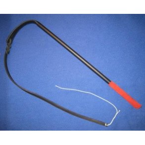 LUKSUS PISK AF LDER MED FORLNGELSE - L. 50/67 CM.