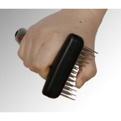 MAGIC LUKSUS-STRIGLE - DOBBELT RKKET MODEL MED 25 ROTERENDE OG EFTERGIVENDE SPIDSER.