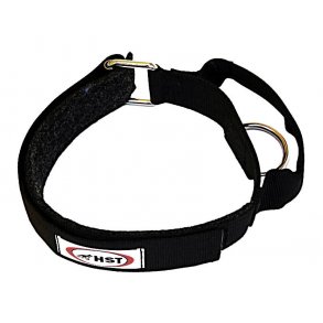HETZHALSBND MED VELCROLUKNING + HNDTAG - 40MM x HALSVIDDE FRA 40 - 56 CM.