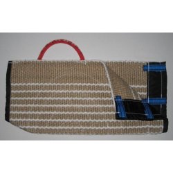 HST - JUTEOVERTRK MED HNDTAG. "TILBUD SPAR KR. 45,00"